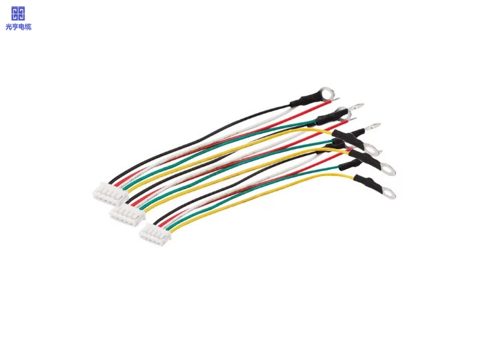 感应采集线束 O型端子电子线束 150mm 20AWG 5pins PVC 电子连接线